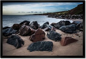 Poszterek keretben 60x40 Kövek a tengerparton