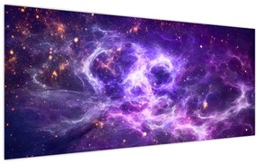 Kép - Lila Univerzum (120x50 cm)