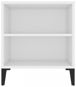 fehér szerelt fa TV-szekrény 102x44,5x50 cm