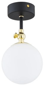 Argon 4003 - Fürdőszobai csillár LATINA 1xE14/7W/230V IP44 fekete/sárgaréz