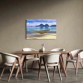 Kép - Egy függőágy képe a tengerparton 2 (90x60 cm)