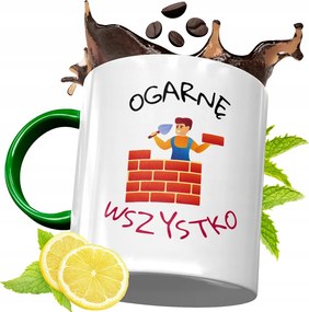 Zöld Bögre Építőknek Születésnapra Ajándék fényképes nyomtatással