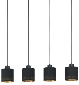 Eglo 99275 - Csillár zsinóron ESTEPERRA 4xE27/28W/230V