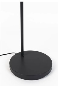 Fekete állólámpa fém búrával (magasság 135 cm) Hajo – White Label