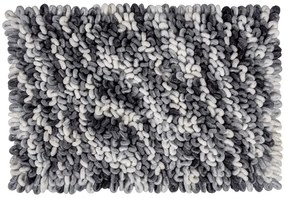 Szürkéskék textil fürdőszobai kilépő 60x90 cm Lerici – Wenko