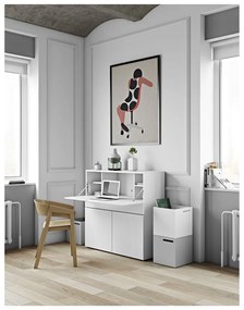 Fehér íróasztal 110x109 cm Focus - TemaHome