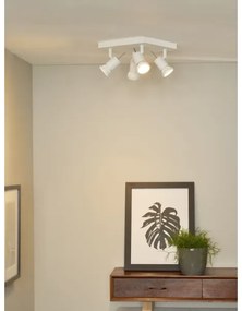 Lucide 17990/19/31 - LED spotlámpa TWINNY-LED 4xGU10/4,5W/230V fehér 25cm