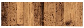 2 db antik fa színű falra szerelhető TV-szekrény 100x30x30 cm