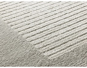 Világosszürke-elefántcsont színű szőnyeg 133x190 cm Flora – Universal