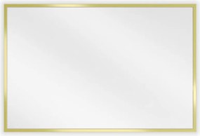 Mexen Loft téglalap alakú fürdőszobai tükör 60 x 40 cm, arany keret - 9852-060-040-000-50