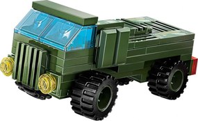 QMAN® 42301 | lego-kompatibilis építőjáték | 642 db építőkocka | 8-az-1-ben Háborús tank kerekeken