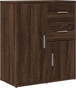 vidaXL barna tölgy színű szerelt fa tálalószekrény 60 x 31 x 70 cm
