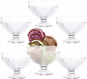 Desszert fagylaltos pohár 6 db-os üveg szett 240 ml Persia