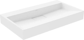 Mexen Ava pult feletti mosdó konglomerátumból B/O 80 x 46 cm, fehér - 23018000