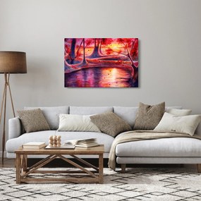 Egy varázslatos erdő képe (90x60 cm)
