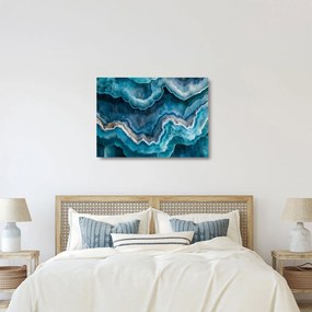 Üveg kép - Akvamarin részlet (70x50 cm)