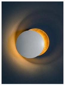 KH Eclise Fali Lámpa Fehér-Arany Színben