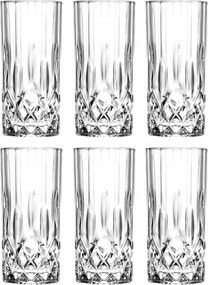 Bohemia Rcr Opera Kristály Magas Pohár Szett 6 Db 350 ML