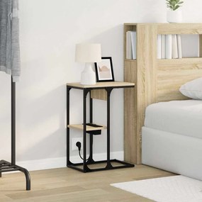 Éjjeli asztal Sonoma tölgy 41.5 x 26 x 60.5 cm Faanyag