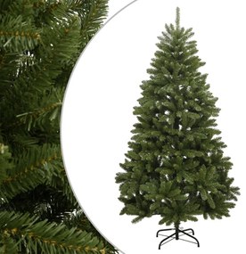 zöld csuklópántos műkarácsonyfa állvánnyal 300 cm