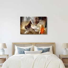Kép - Üdvözöljük a világban, csikó (90x60 cm)