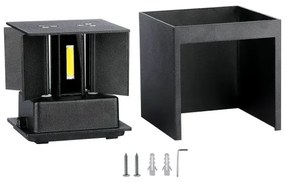 LED Kültéri fali lámpa LED/11W/230V 4000K IP65 fekete
