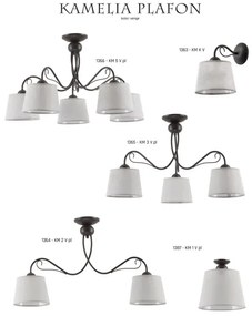 Jupiter 1363 - KM K V - Fali lámpa KAMELIA 1xE27/60W/230V