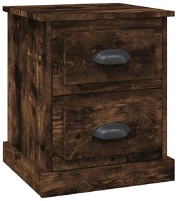 vidaXL füstös tölgy színű szerelt fa éjjeliszekrény 39 x 39 x 47,5 cm