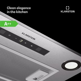 Klarstein Paolo 52 Beépíthető főzőlap 52 cm 439 m³/h LED Touch A++