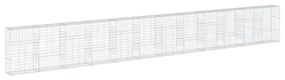 horganyzott vas gabion kosár fedéllel 1200 x 50 x 150 cm