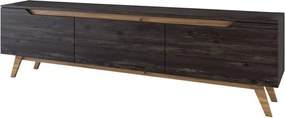 Dita Black and Walnut TV-asztal