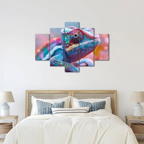 Kép - Színes kaméleon (150x105 cm)