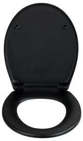 Ikaria fekete WC-ülőke - Wenko
