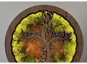 Li-Go 23622/DUB2 - LED dimmelhető asztali dekoráció LED/12W/230V 20x22 cm tölgy