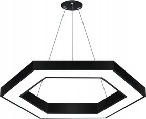 Mennyezeti lámpa függesztett Led csillár 100cm Hexagon 60W