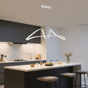 Brilagi-LED fényerőszabályozható kábelre függesztett TWISTER LED/60W/230V 3000-6000K fehér + távirányító