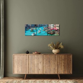 Kép - Grand Canal, Velence, Italy (órával) (90x30 cm)