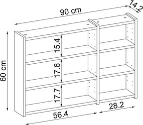 Fürdőszobaszekrény, 90 cm – TR283VLN1158