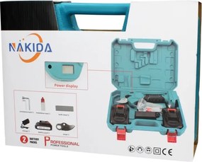 Akkus kerti olló NAKIDA HT-5639