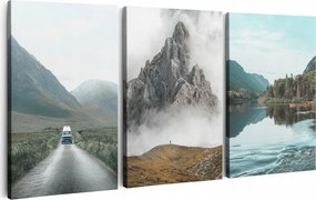 Vászonkép 180 cm *többféle minta* Faliképek A Konyhába Hegyek