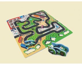 Hab puzzle játszószőnyeg autópálya 9db