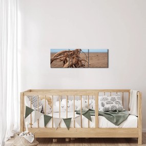 Kép - Áradás a tengeren (órával) (90x30 cm)