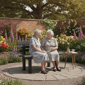 GENZIANA kerti pad, 110x52x71cm, antracit I.P.A.E-Progarden