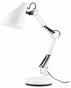 FARO GRU asztali lámpa, fehér, E27 foglalattal, IP20, 51916