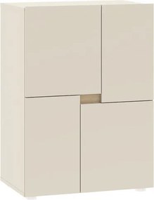 Szekrény 4 ajtós kivitelben, 60 cm méretben LENS