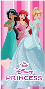 Disney Hercegnők Royal Charm fürdőlepedő, strand törölköző 70x140 cm (Fast Dry)