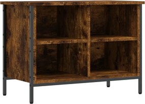 vidaXL füstös tölgy színű szerelt fa cipőszekrény 69 x 35 x 50 cm