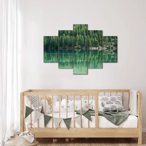 Kép - Tűlevelű a tónál (150x105 cm)