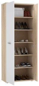 Komód/Cipőtároló SIMO sonoma tölgy/fehér