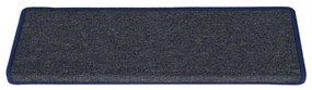 15 db szürke-kék lépcsőszőnyeg 65x21x4 cm